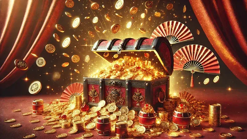 Visual tema slot LION4D dengan reel permainan
